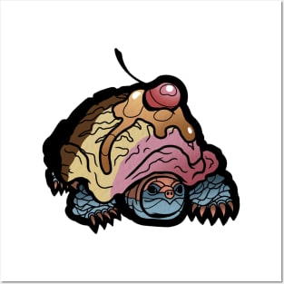 ice cream turtle Posters and Art